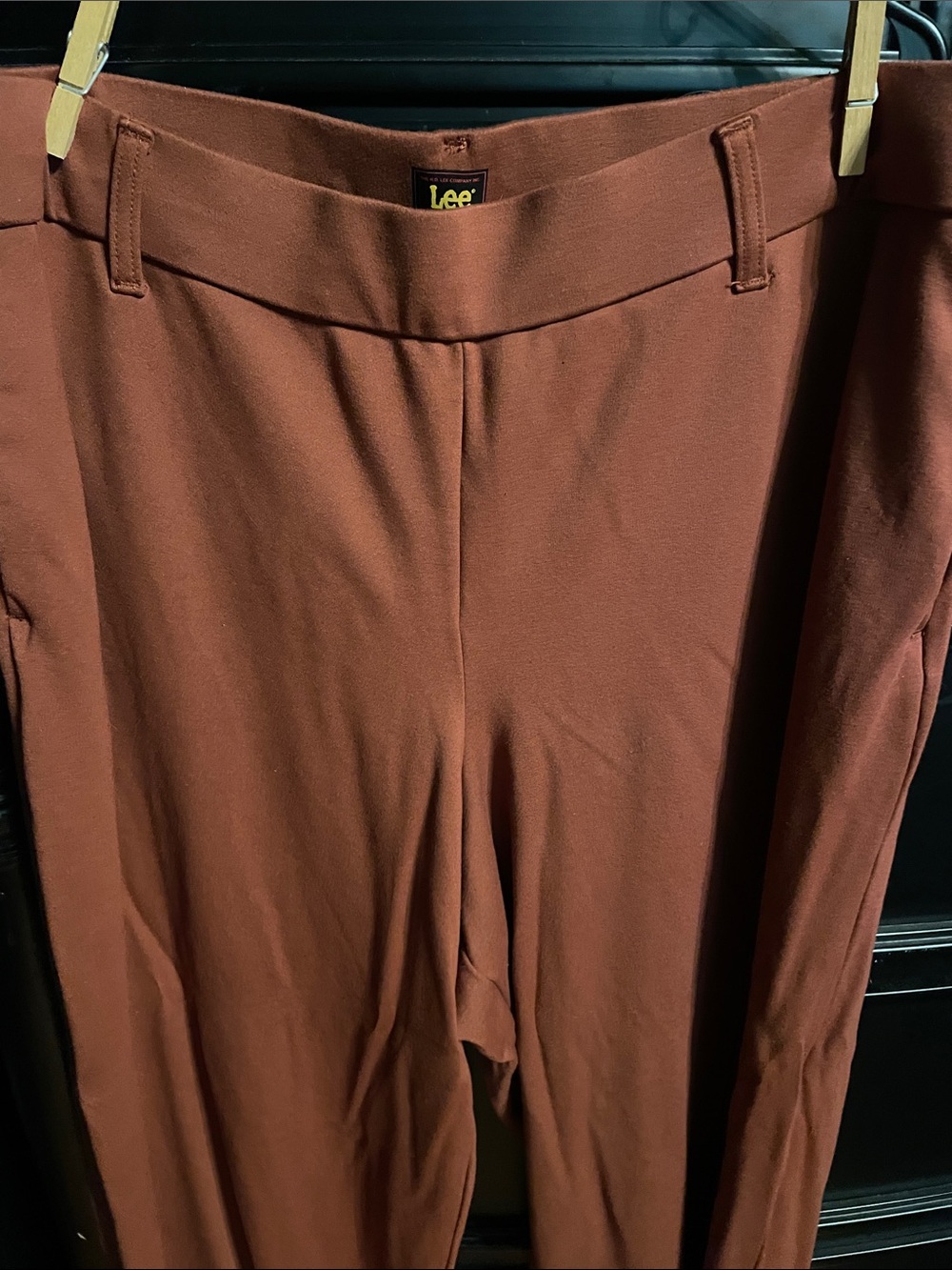 Lee Women's Rust-Toned Wide Leg Trousers